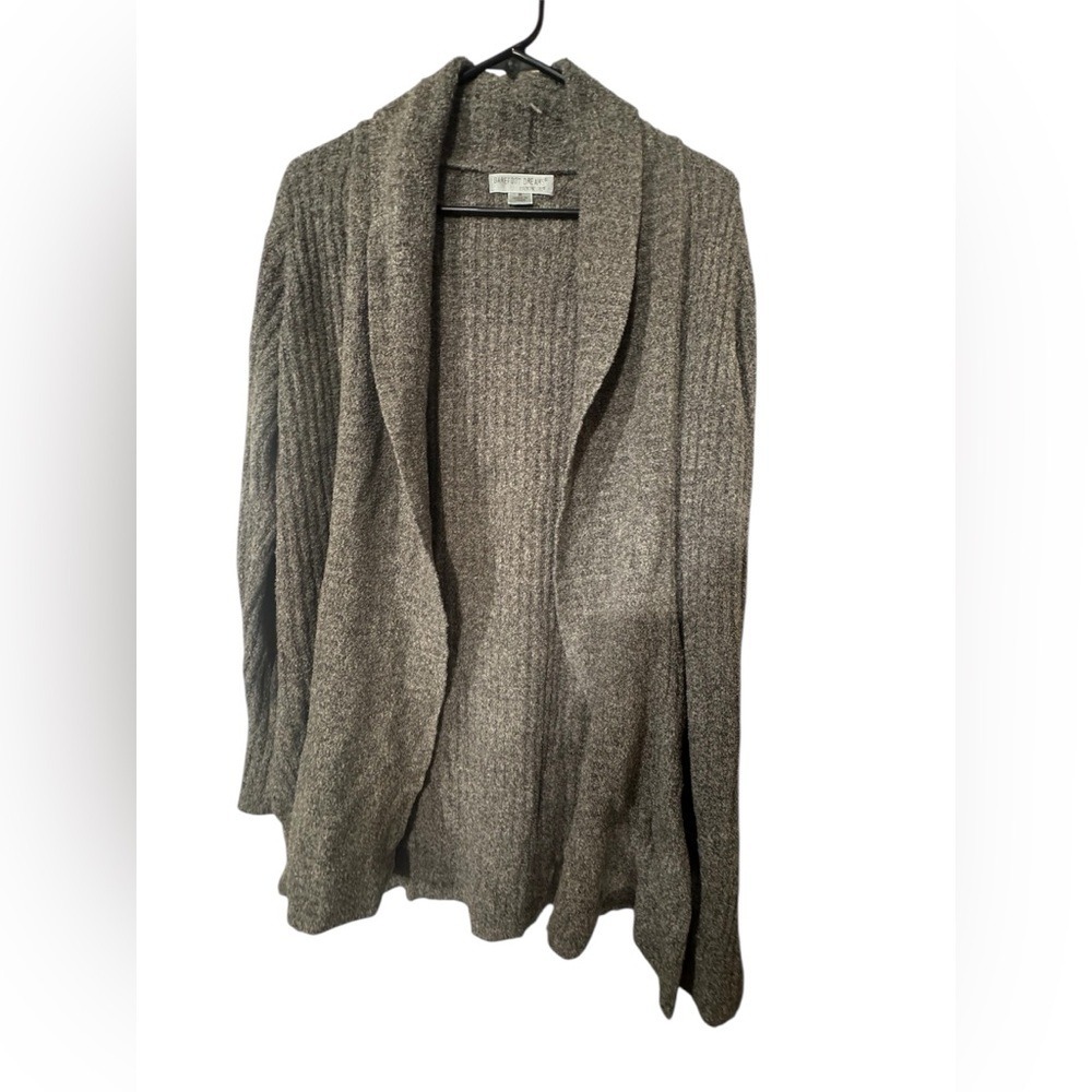Barefoot Dreams Heathered Gray Cardigan
